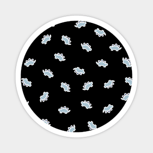 Stegosaurus Pattern White Magnet